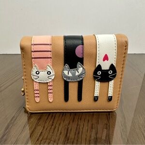 Cute and Quirky Leather-feel Cat Wallet
